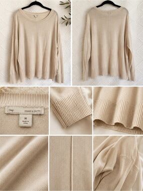Gap Women's Lightweight Crewneck Sweater — light pink